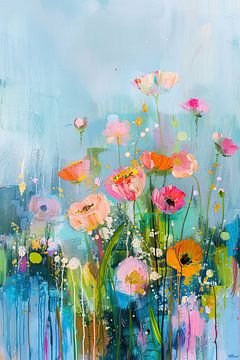 Peinture de fleurs sur Art Merveilleux