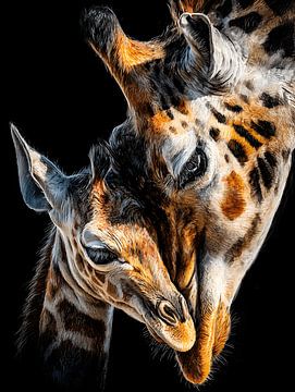 Giraffen Nahaufnahme von MNS Designs