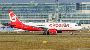 Air Berlin Airbus A320-200 Passagierflugzeug.