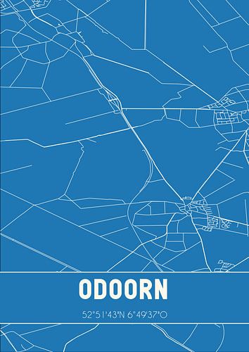 Blaupause | Karte | Odoorn (Drenthe)