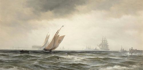 New York Harbor, Edward Moran