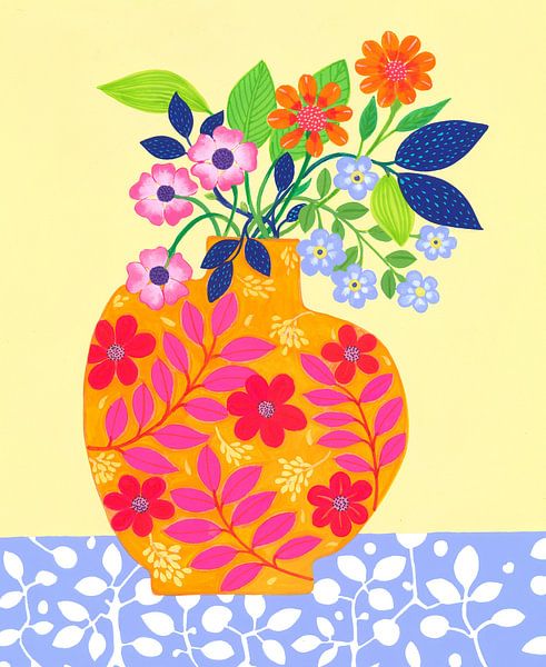 Le vase moderne par Isabelle Brent