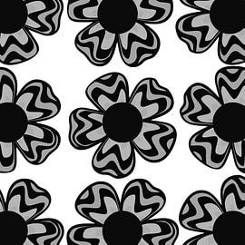 Flowers market by Mad Dog Art