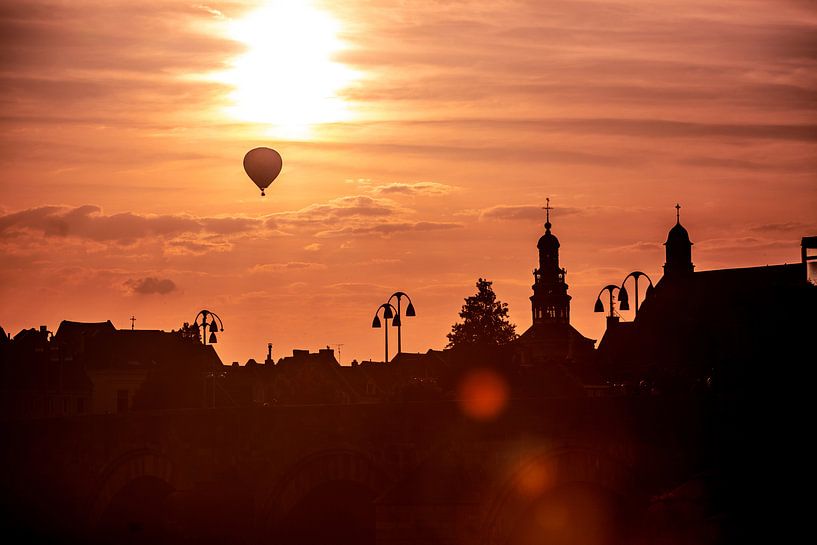 Coucher de soleil à Maastricht par Aron Nijs