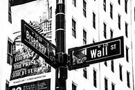 Newyork wereldstad met Broadway en Wallstreet van Caroline Drijber thumbnail