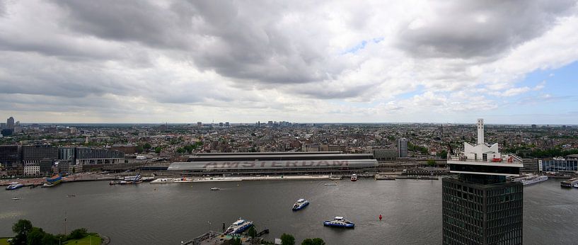 Das schönste Panorama von Amsterdam von Peter Bartelings