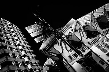 FineArt in zwart-wit, Rotterdam van Eddy Westdijk