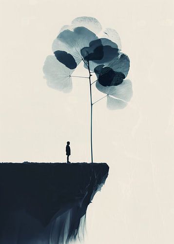 The edge of the cliff