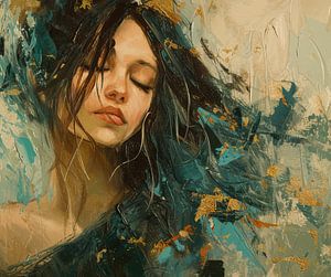 Peinture féminine | Profondeur sereine