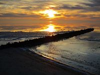 Op het strand