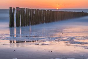 Abendrot, Sonnenuntergang, Abendrot von Wendy van Kuler Fotografie