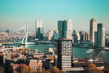 Clear skies above Rotterdam