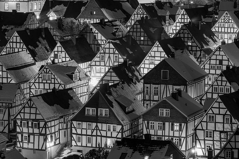 Die Fachwerkhäuser von Freudenberg im Siegerland von Roland Brack