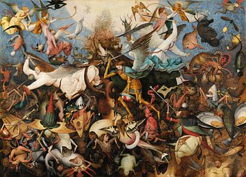 Der Sturz der rebellierenden Engel - Pieter Bruegel
