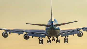 Landung KLM Boeing 747-400 Stadt Bangkok. von Jaap van den Berg