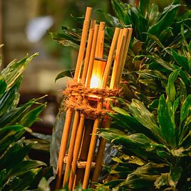 Warme Wintergloed: Bamboe Fakkel Interieur van Kristof Leffelaer