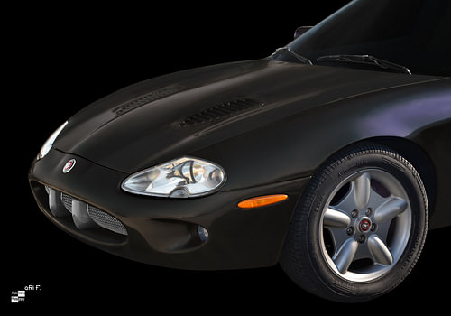 Jaguar XK8 van aRi F. Huber
