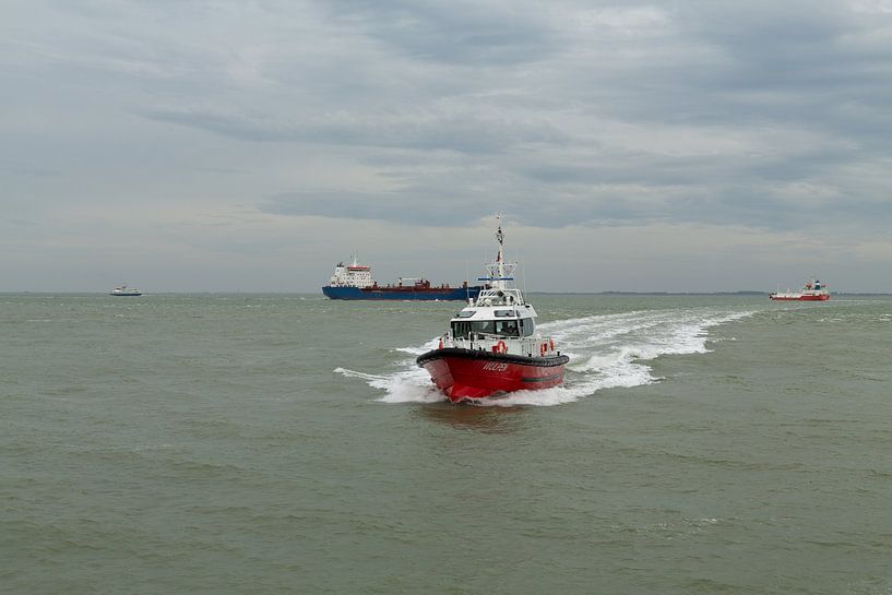 Scheepvaart Vlissingen van MSP Canvas