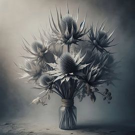 Silver thistle II by Kay Weber
