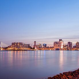 Skyline Rotterdam van Christian de Leeuw