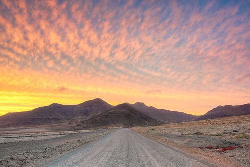 The road to Punta de Jandía on Fuerteventura by Michael Valjak