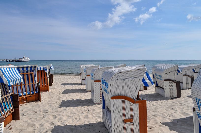 Strandkörbe in Binz, Rügen von GH Foto & Artdesign