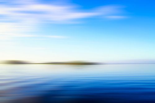 Blue seascape