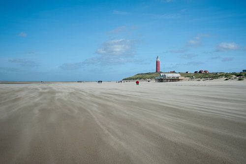 Plage du phare de De Cocksdorp Texel