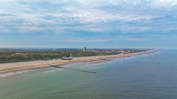 Domburg vanuit de lucht van Romina Spiess