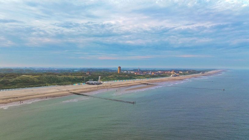 Domburg aus der Luft von Romina Spiess