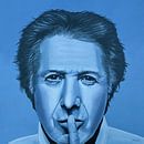Dustin Hoffman Schilderij  van Paul Meijering thumbnail