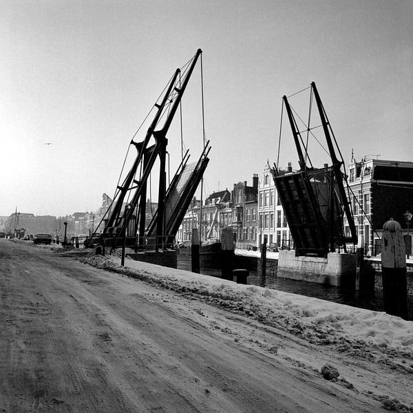 Dordrecht de Damiatebrug van Dordrecht van Vroeger