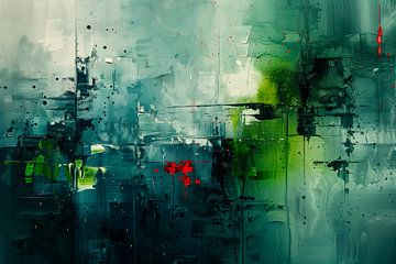 Contemporart - Green Kelly V by Philippe HUGONNARD