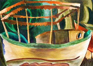 Arthur Dove - Fishboat (1930) van Peter Balan