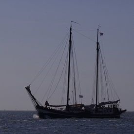 zeilschip bij Terschelling von Ad Steenbergen