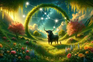 Der Stier im Sternenlicht - Ein kosmisches Idyll