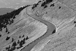 Mountain road to Mont Ventoux (SW) by Flatfield