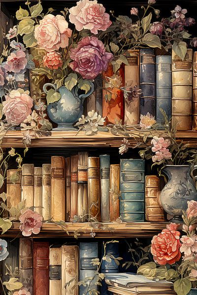 Vintage library by haroulita