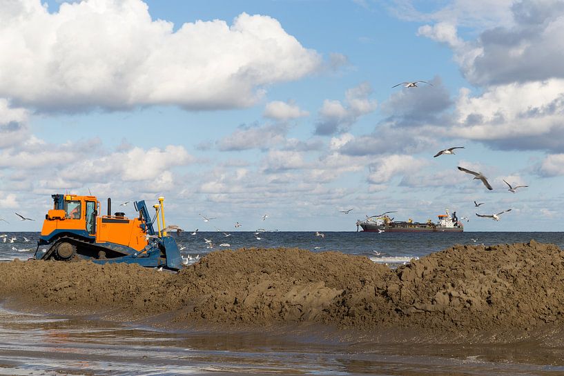 Kustversterking / landaanwinning in Nederland van Miranda van Hulst
