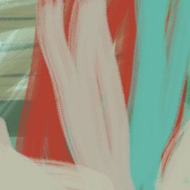 Modern abstract colorful art in neon and pastel colors no. 2 by Dina Dankers