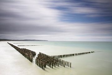 Wellenbrecher in Nordwales von Irma Grotenhuis