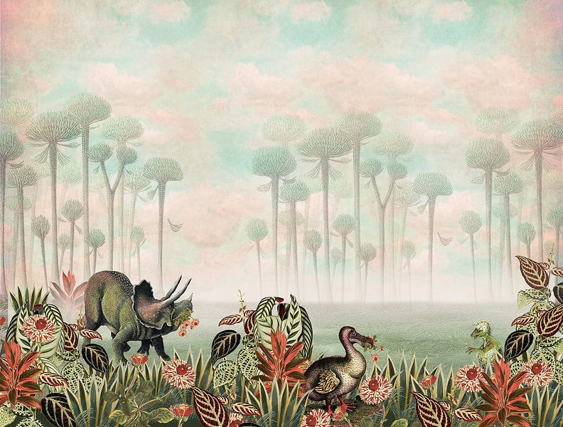 Imprimer chambre d'enfant dinosaure par Studio POPPY
