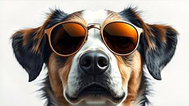 The style-conscious dog by Jean Pierre