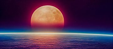 Aarde en maan, illustratie van Animaflora PicsStock