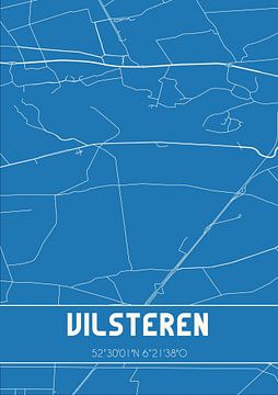 Blueprint | Map | Vilsteren (Overijssel) by Rezona