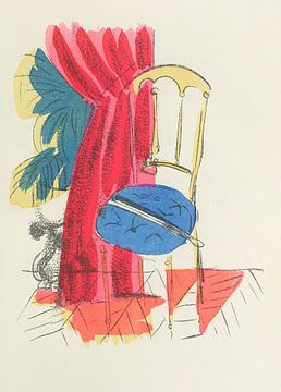 Raoul Dufy - Livre Madrigaux, dessin sur Peter Balan