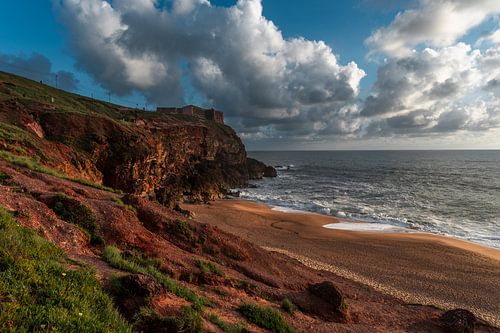 The fortress of São Miguel Arcanjo in Nazare, Portugal (0212)