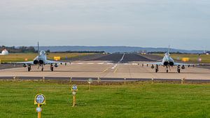 Die Eurofighter Typhoons der Luftwaffe.