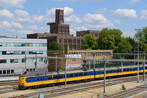 Inkpot et intercity à la gare centrale d'Utrecht sur In Utrecht