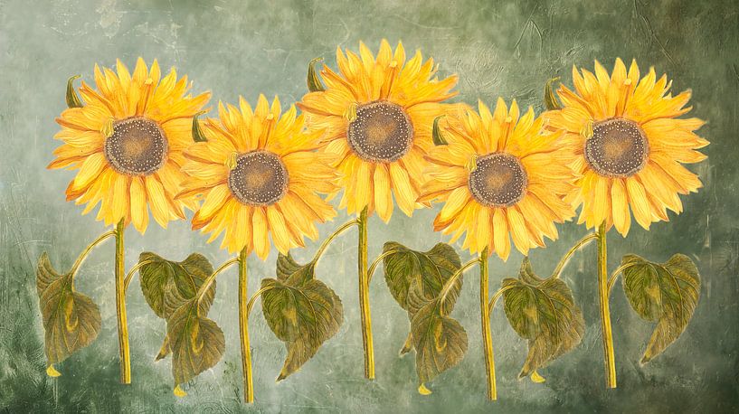 Sunflower dance of light by Saranda Foto Art